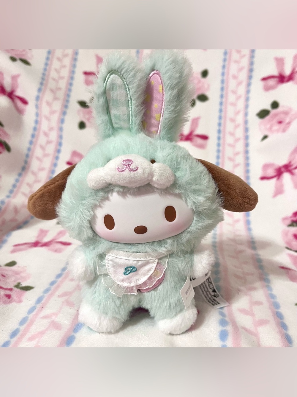 TOP TOY x Sanrio Characters Pochacco Elf Bunny Baby vinyl plush pendant
